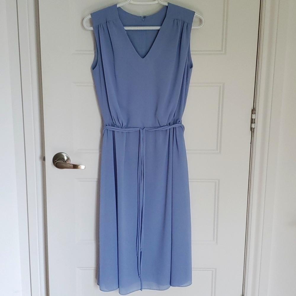 VTG 70s Baby Blue Midi Dress – A Lawrence Original – Made in Canada